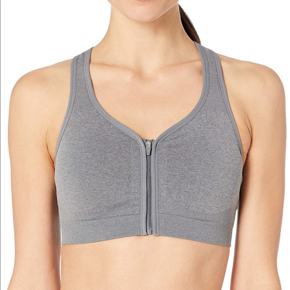 Jockey zip up sports bra